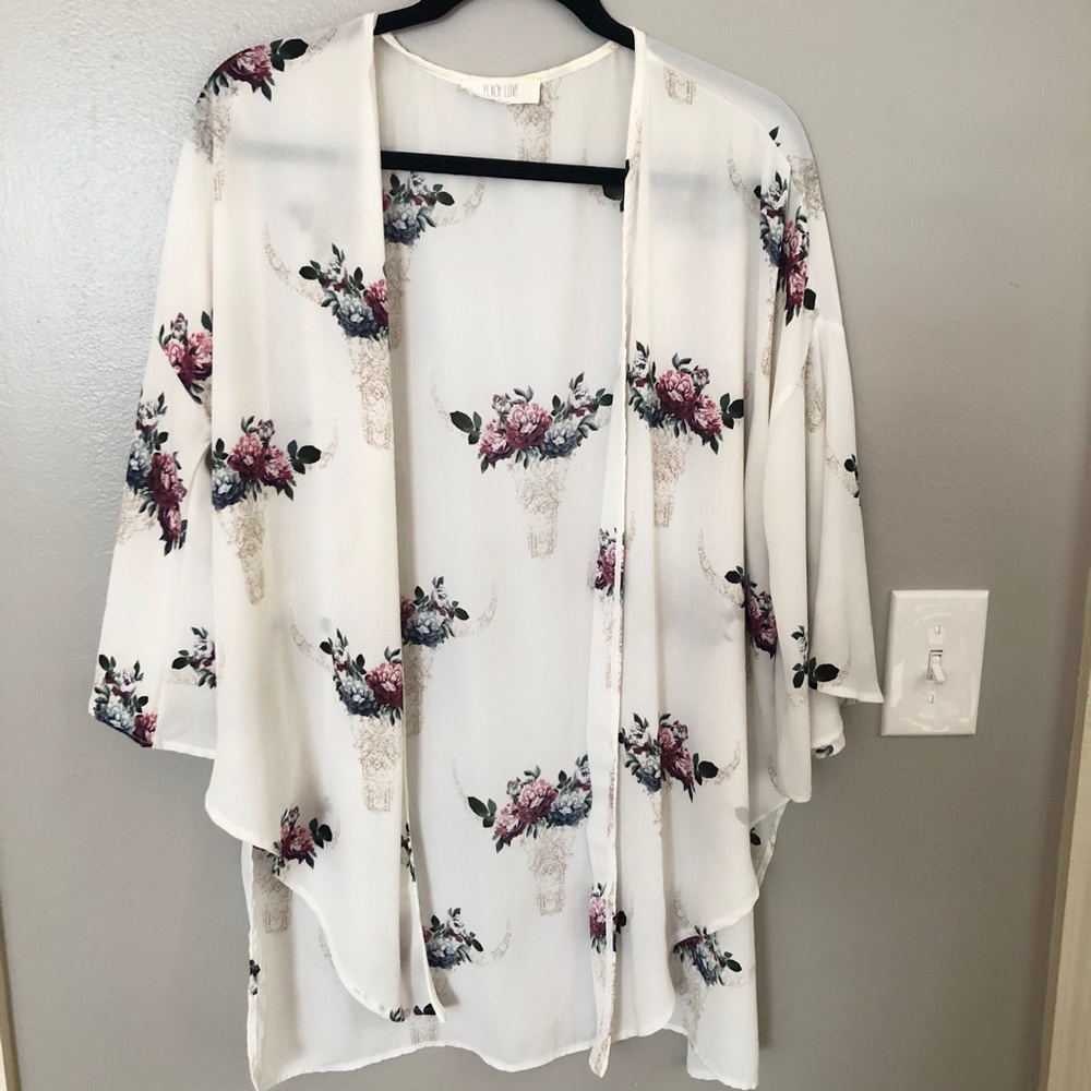 Peach Love California kimono